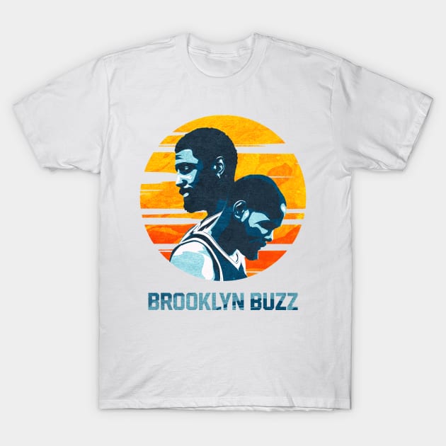 Nets Superstar Duo Brooklyn Buzz T-Shirt by Brooklyn Buzz 